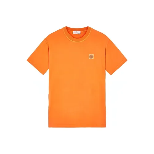 STONE ISLAND Апельсин Мужские Рубашки