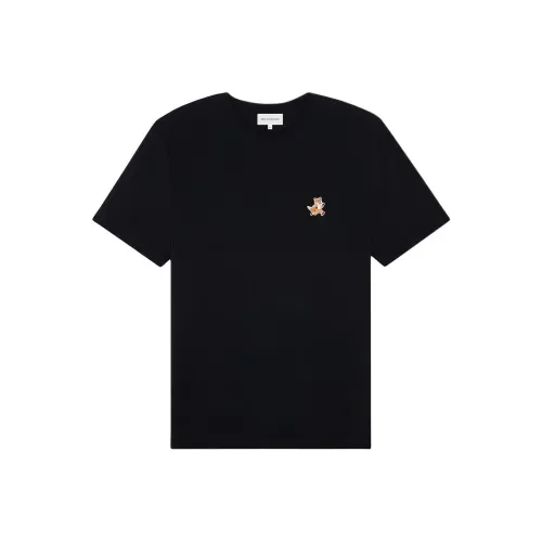 Maison Kitsune Черная Мужская Рубашка