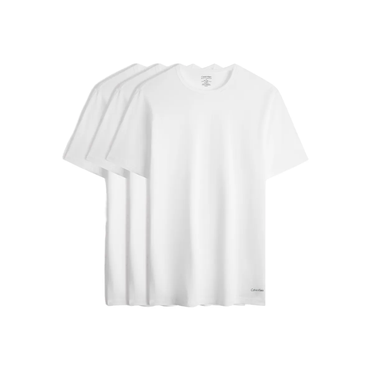 Calvin Klein T-Рубашка Мужская 3 упаковки белый лунный свет