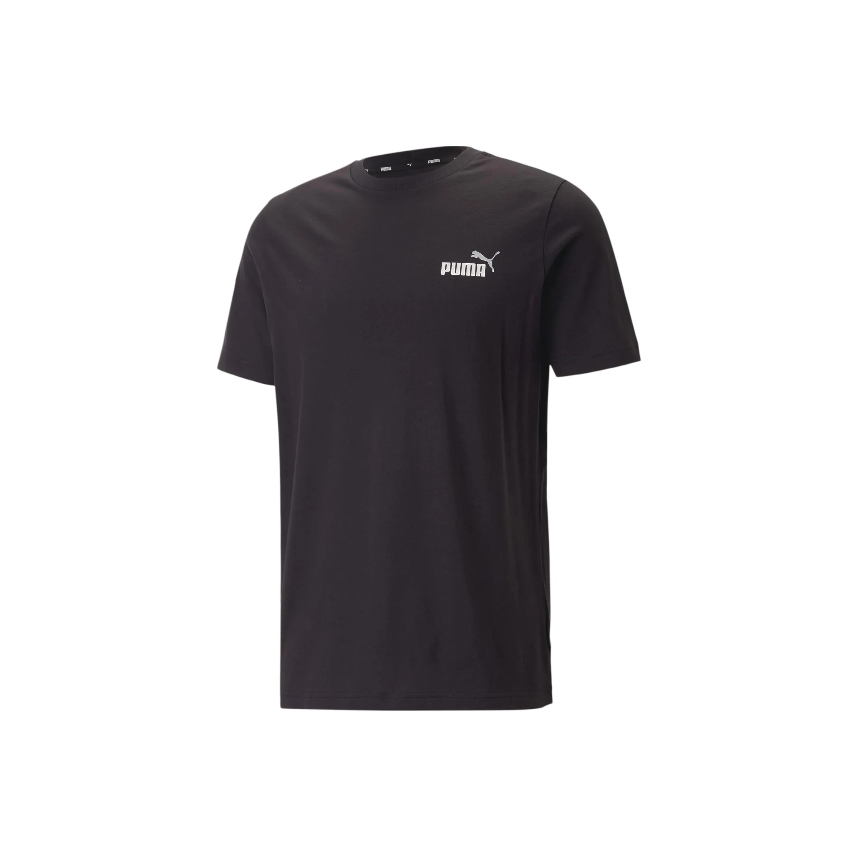 PUMA MMQ Striped T Shirts Men's Black White