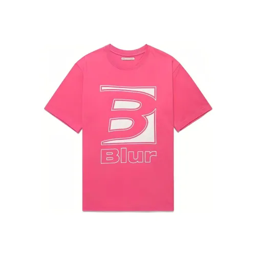 Blur 1,0 Розовая Унисекс Футболка