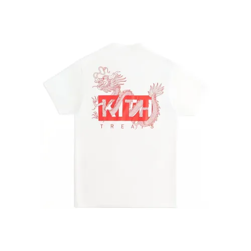 Kith Year of the Dragon Series Белая Унисекс Футболка