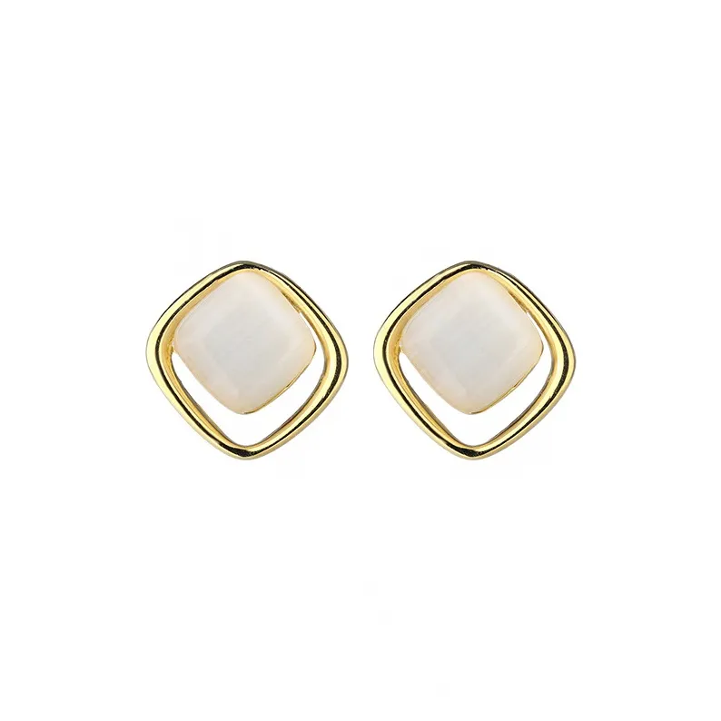 Fan Xing as Season Jade Stud Earrings Women's