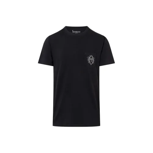 BLACK DIAMOND Черная Мужская Рубашка