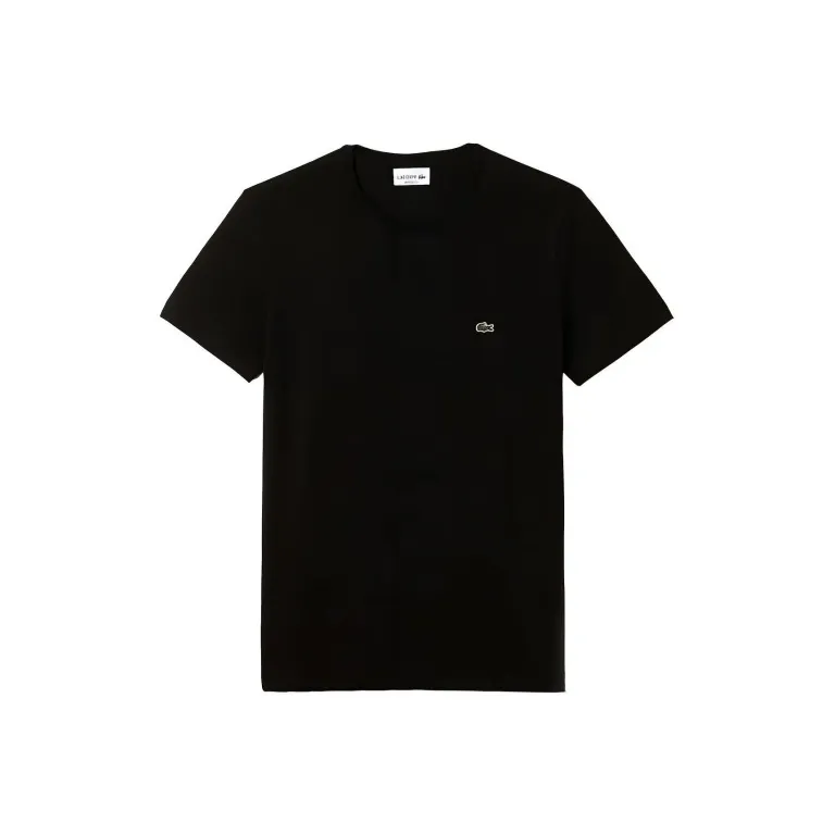 LACOSTE Crocodile Logo patch V neck T shirt
