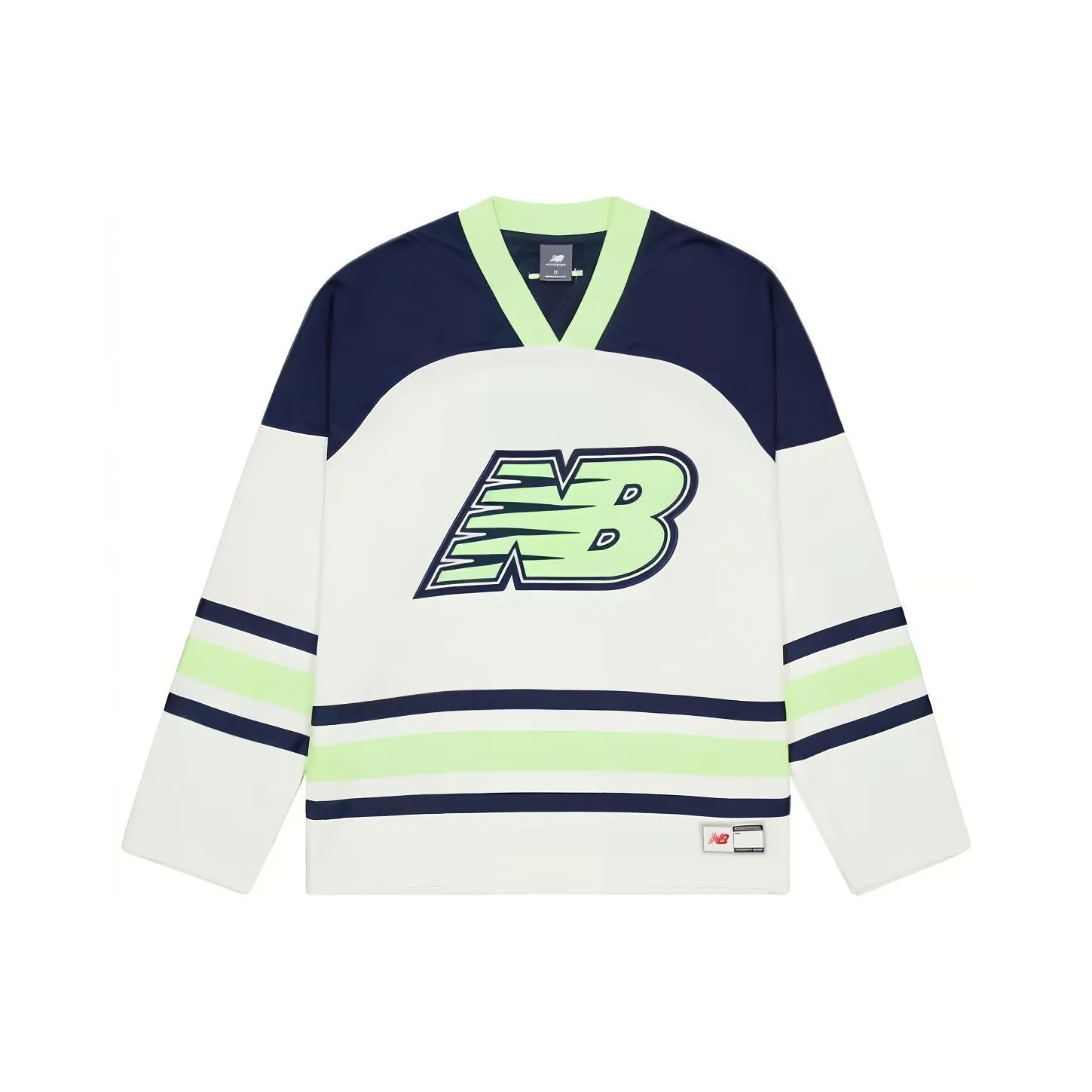 New Balance T-Shirt Мужской Серый Белый