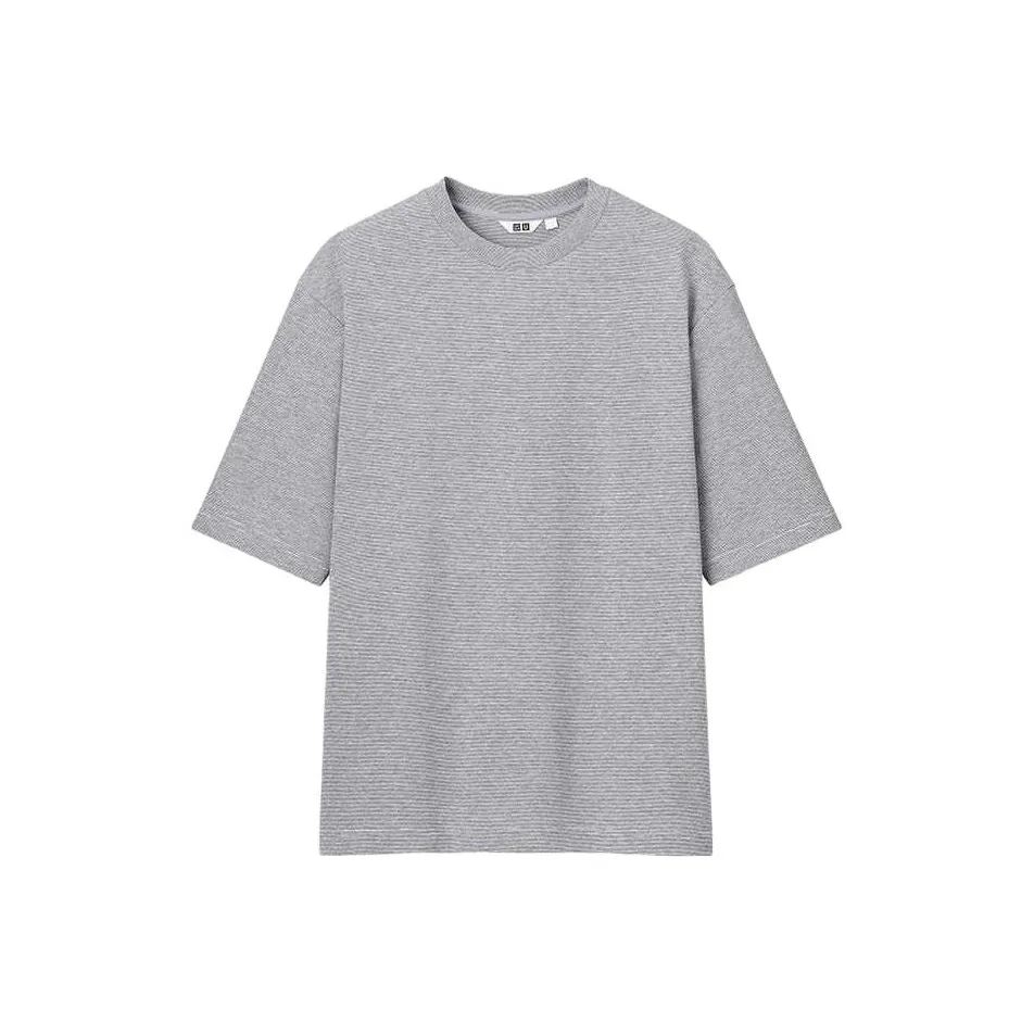 UNIQLO SS24 T Shirt Unisex Gray