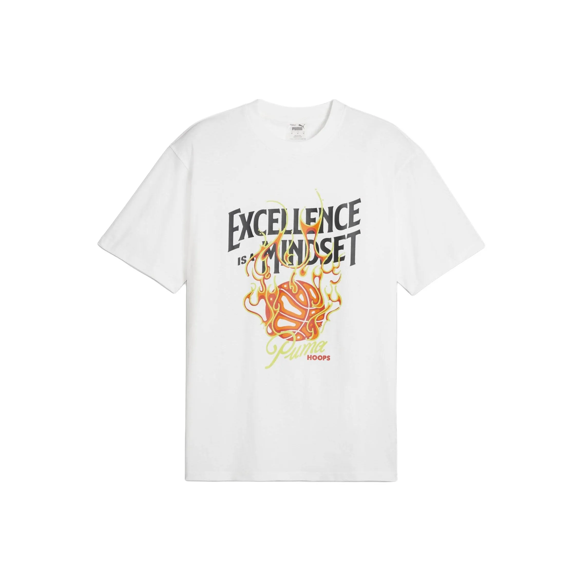 PUMA Hoops Excellence Мужская баскетбольная футболка T-Shirt Мужская Белая