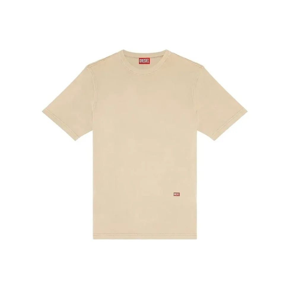 DIESEL T Рубашка Мужская Горчично-желтая