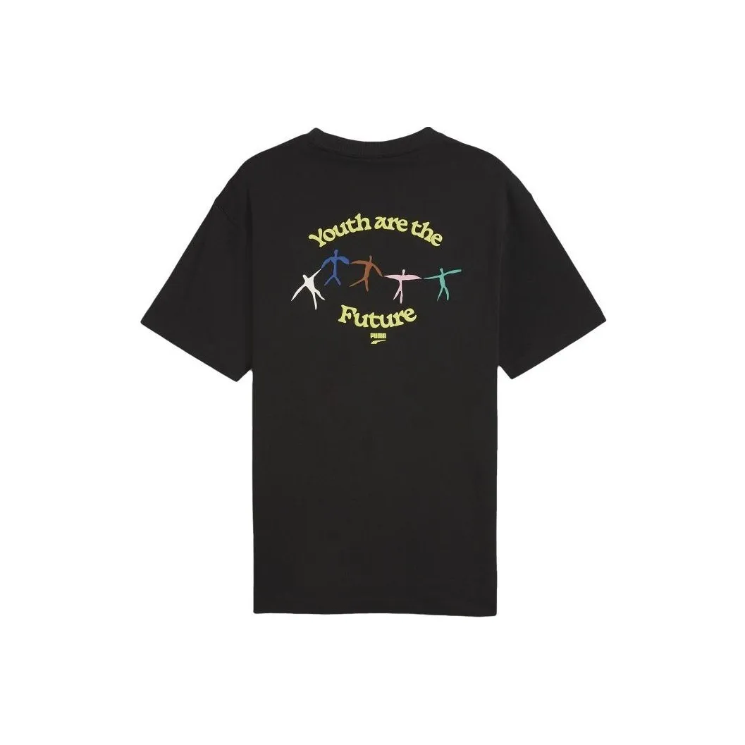 PUMA Downtown GRAPHIC TEE T Shirt Men's Black