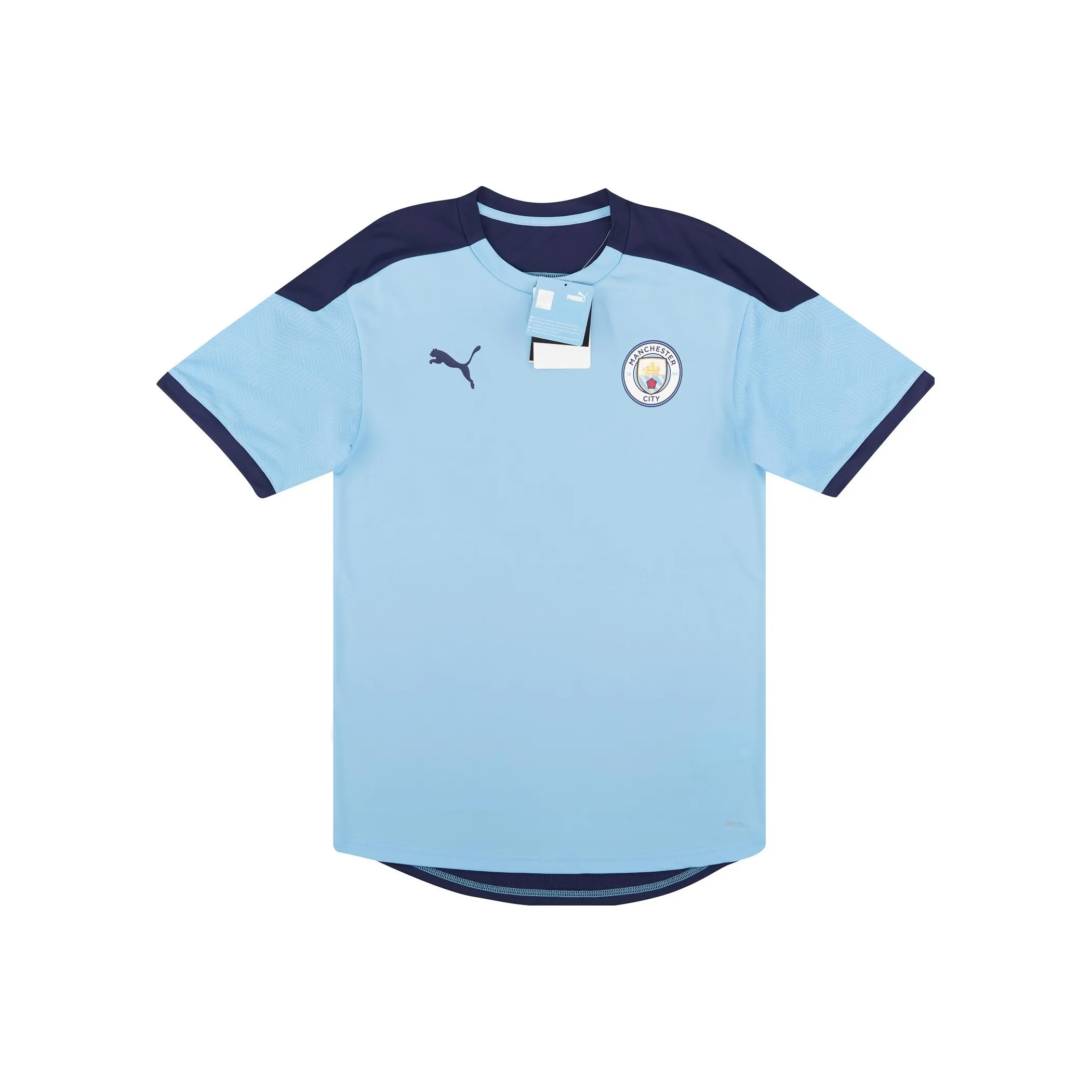 PUMA Manchester City Training T Shirt Men's Blue