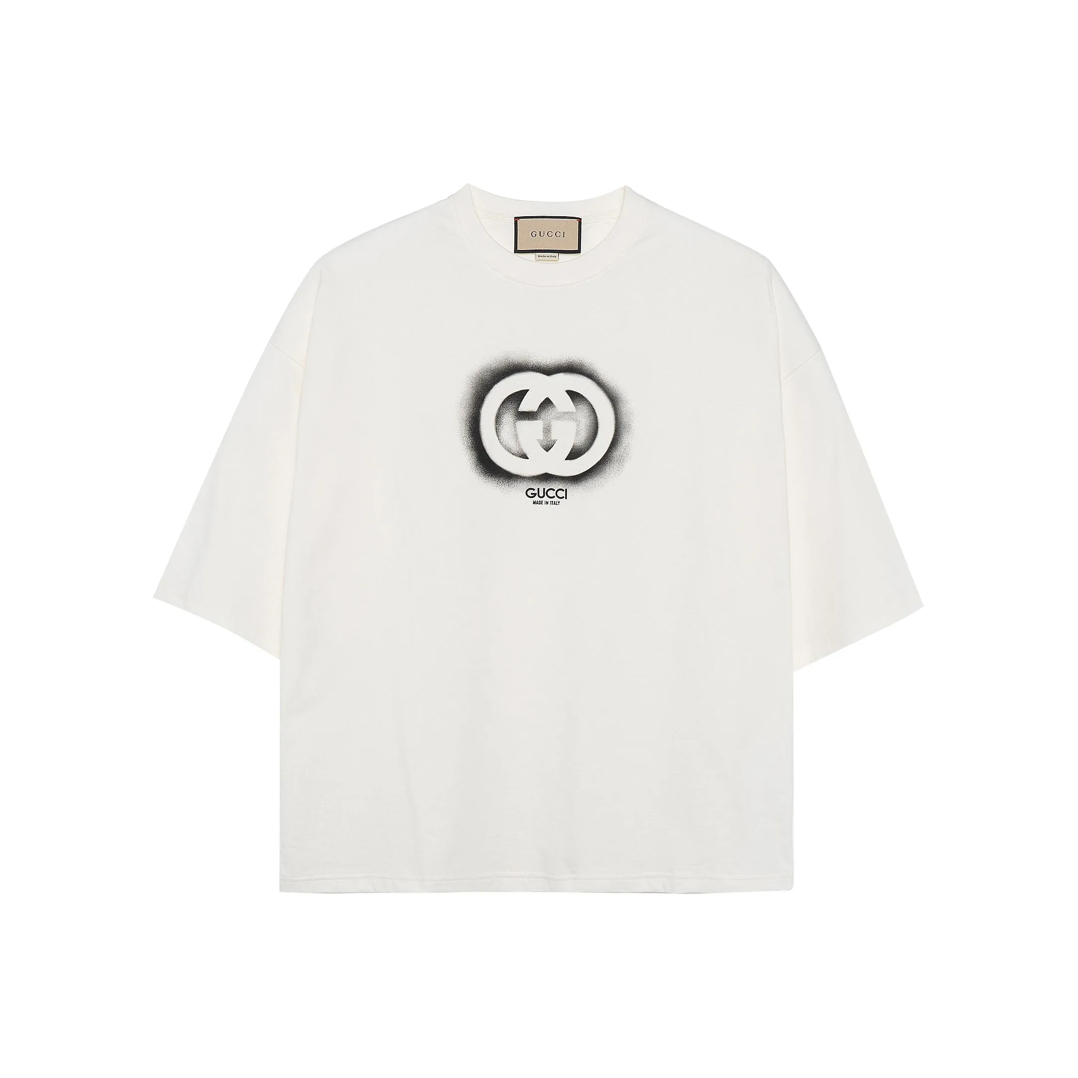 GUCCI Экрю Мужская T-рубашка