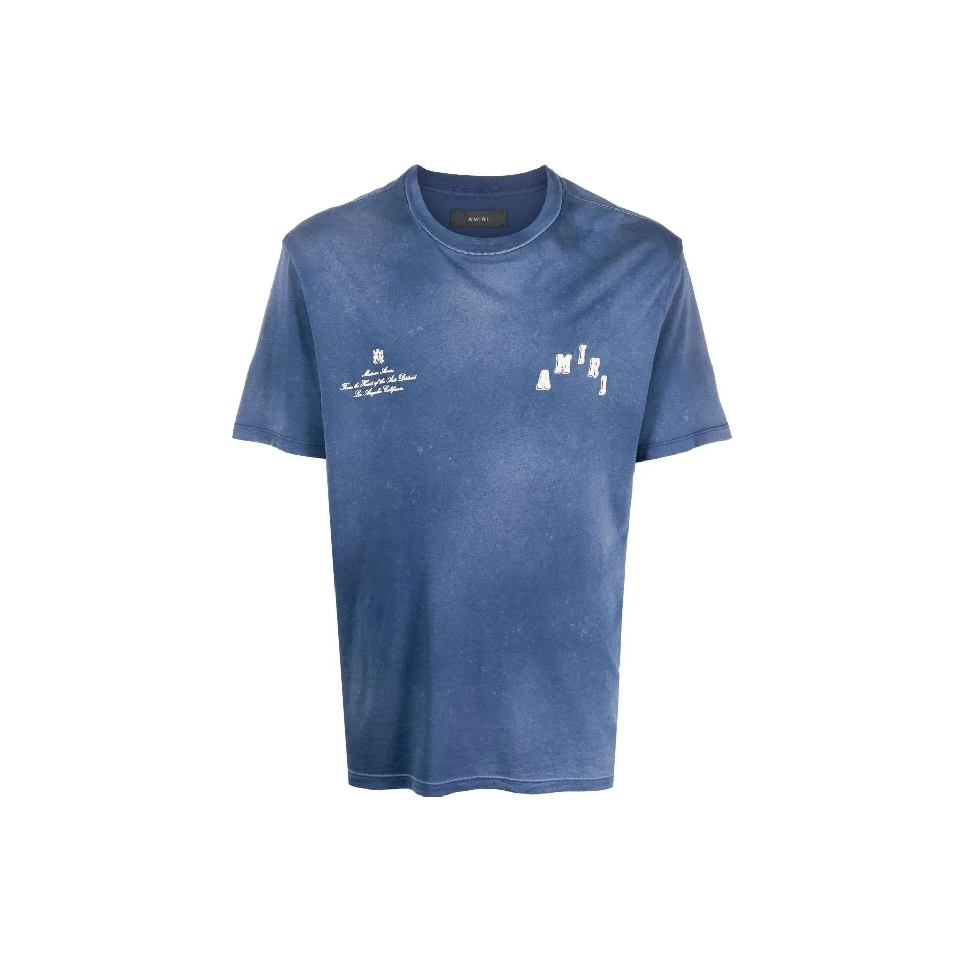 AMIRI Мужские синие футболки
