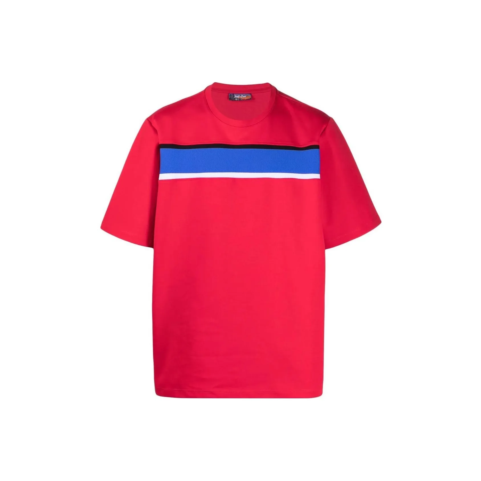 Just Don Striped Band Short sleeve T shirt