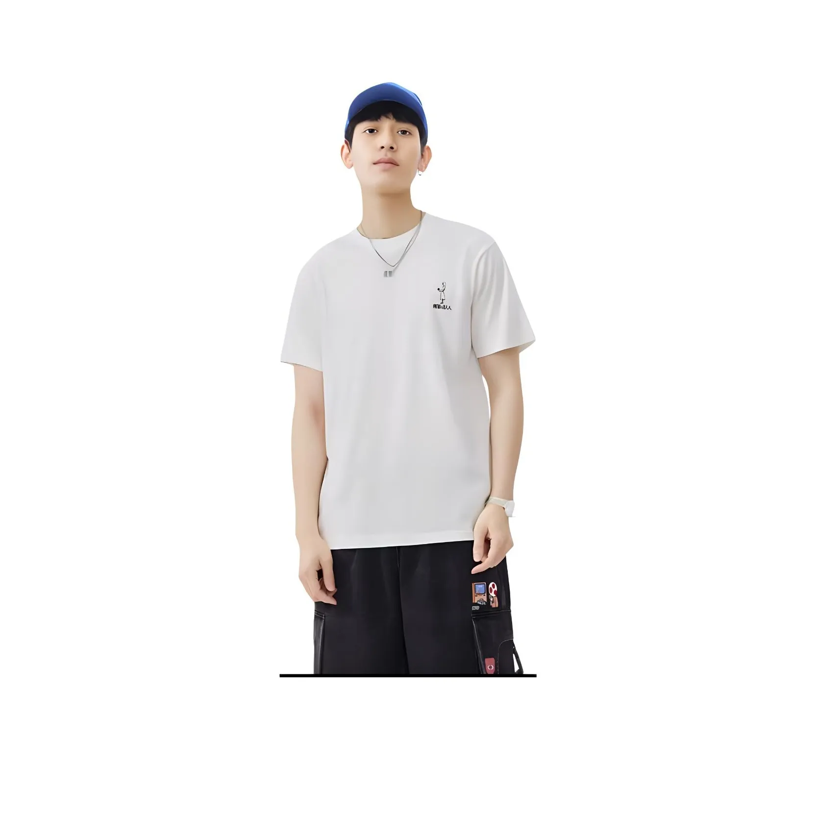 Uniqlo x Attack on Titan Белая Унисекс Футболка