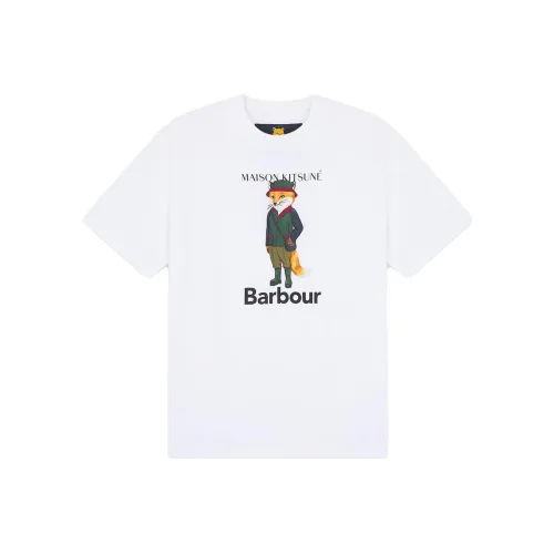 Maison Kitsune Белая Мужская Рубашка