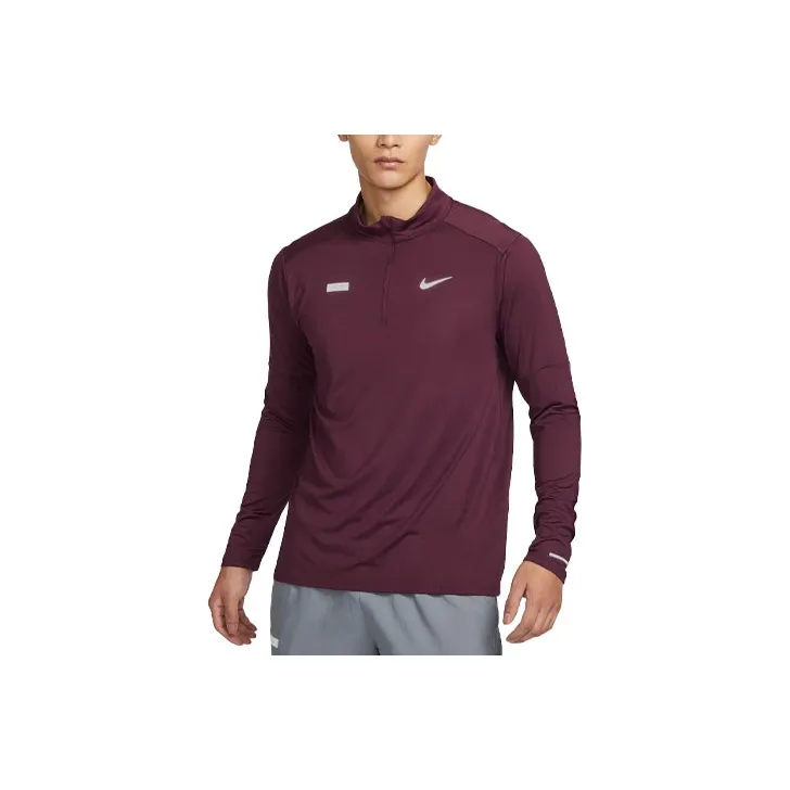 Nike Dri Fit T-Shirt Мужская Night Красно-коричневый