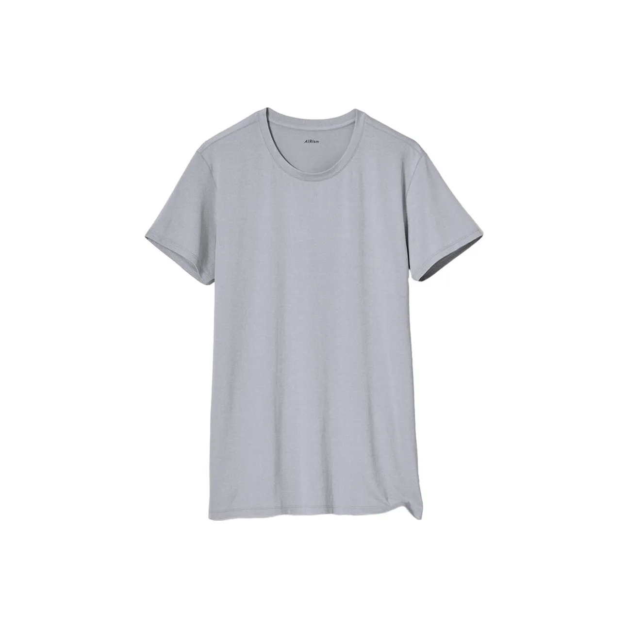 UNIQLO AIRism Mesh Series T Shirt Men's Light Gray