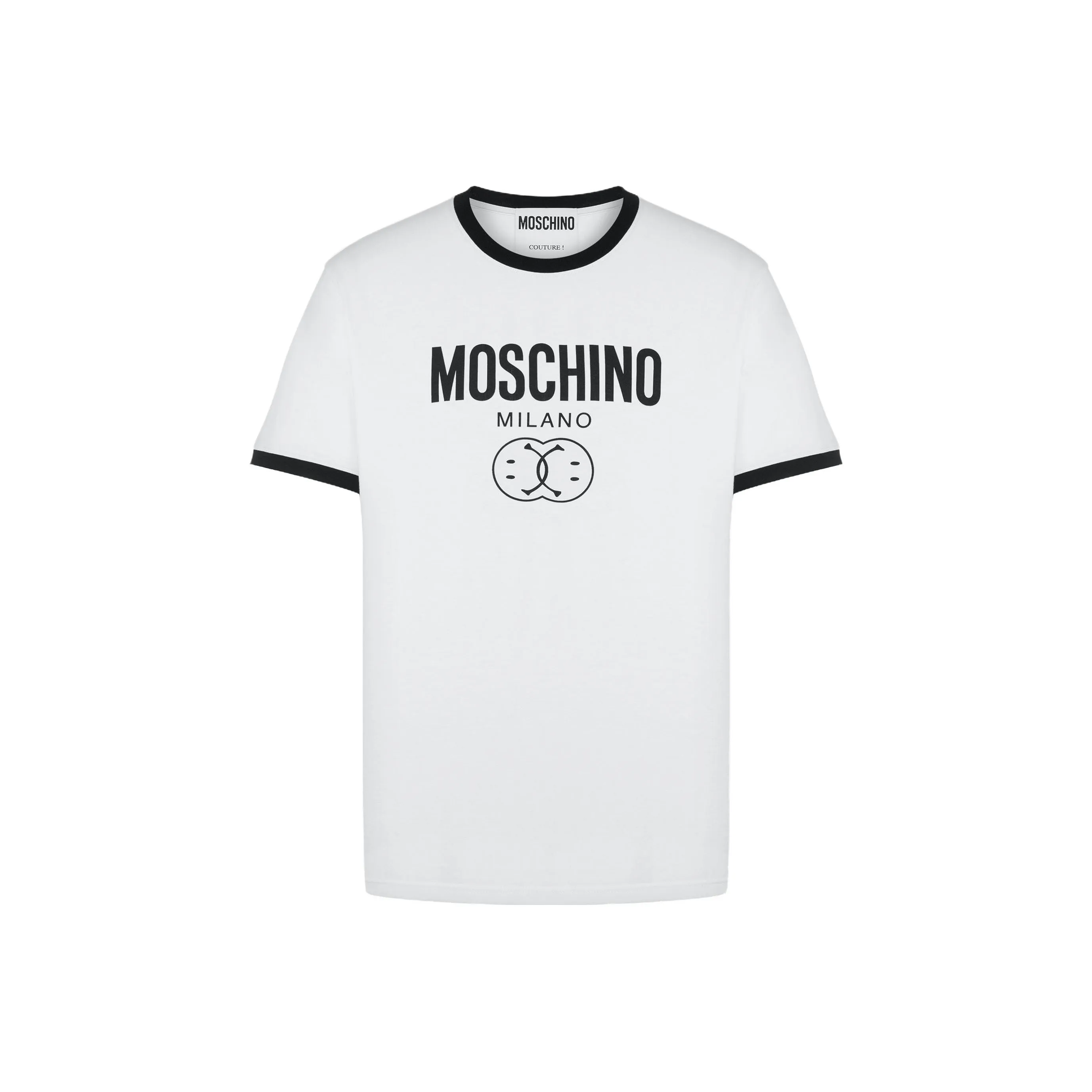 MOSCHINO Белая Мужская T-Рубашка