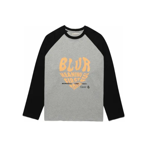 Blur 1,0 Серый Унисекс Футболка