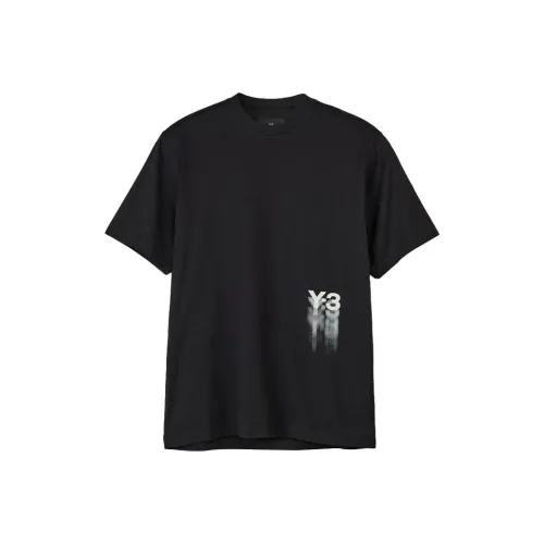 Y 3 Черная Унисекс Футболка