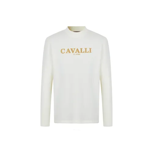 Cavalli Class Экрю Мужские Рубашки