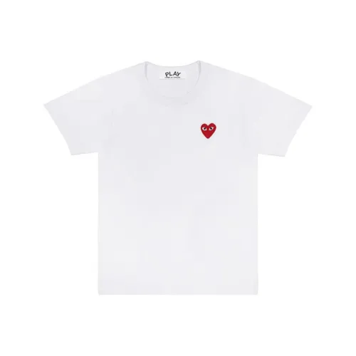 CDG Play Белая Унисекс Футболка