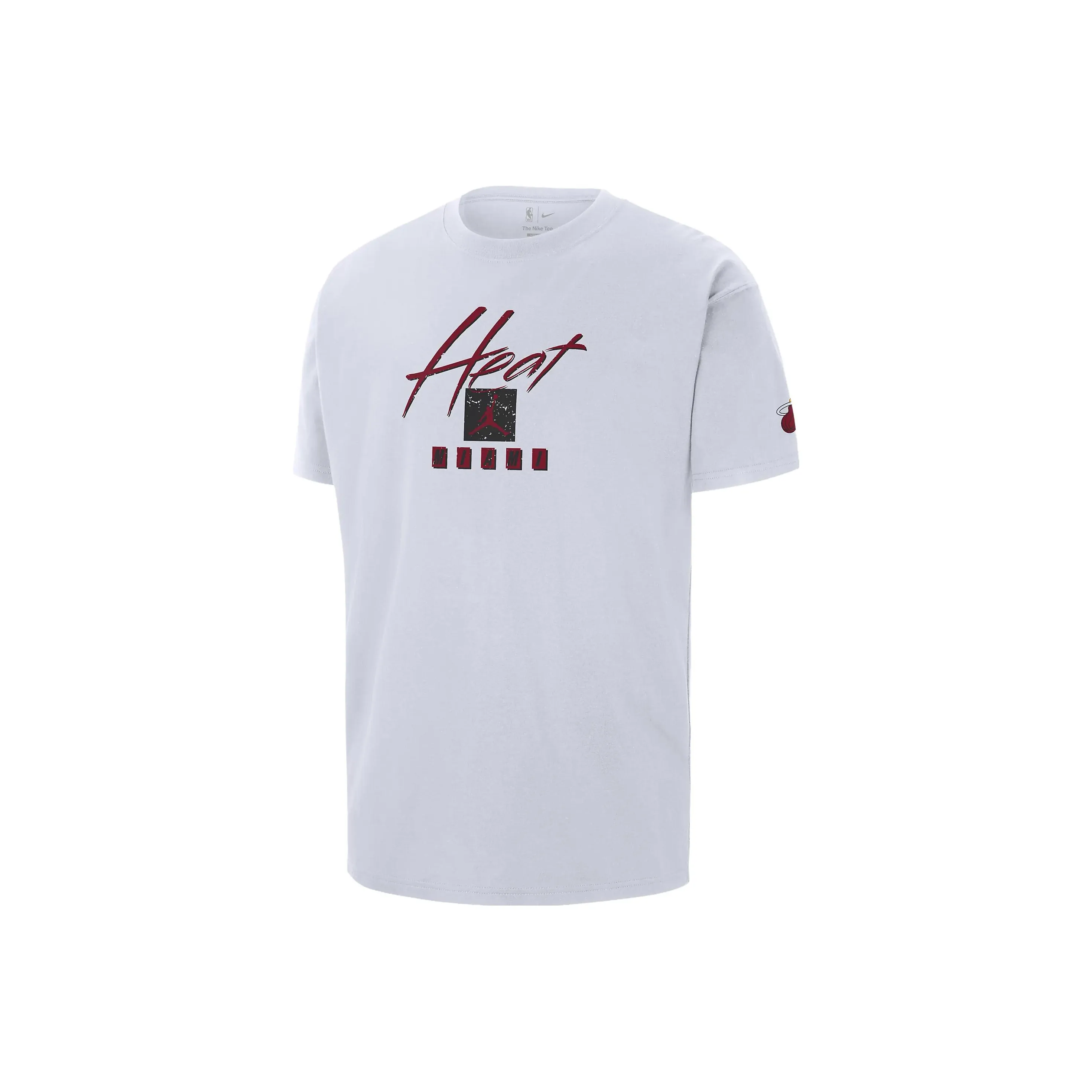 Jordan Miami Heat Courtside NBA Max90 T-Shirt Miami Heat Team Men's White