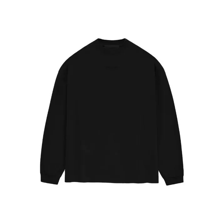 Fear Of God Essentials FW23 Cloud Series T-Shirt Мужской Глубокий Черный Глубокий Черный