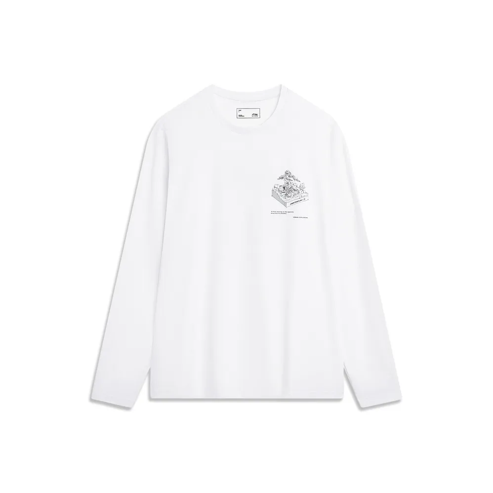 LINING T Рубашка Мужская Стандартная Белая