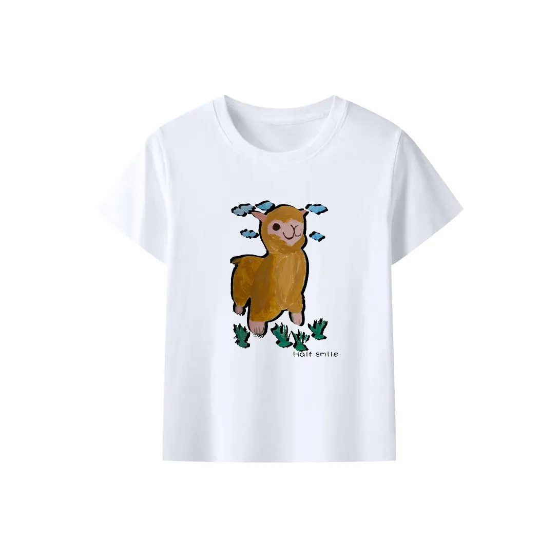 BANGEWEIXIAO T-рубашка унисекс белая