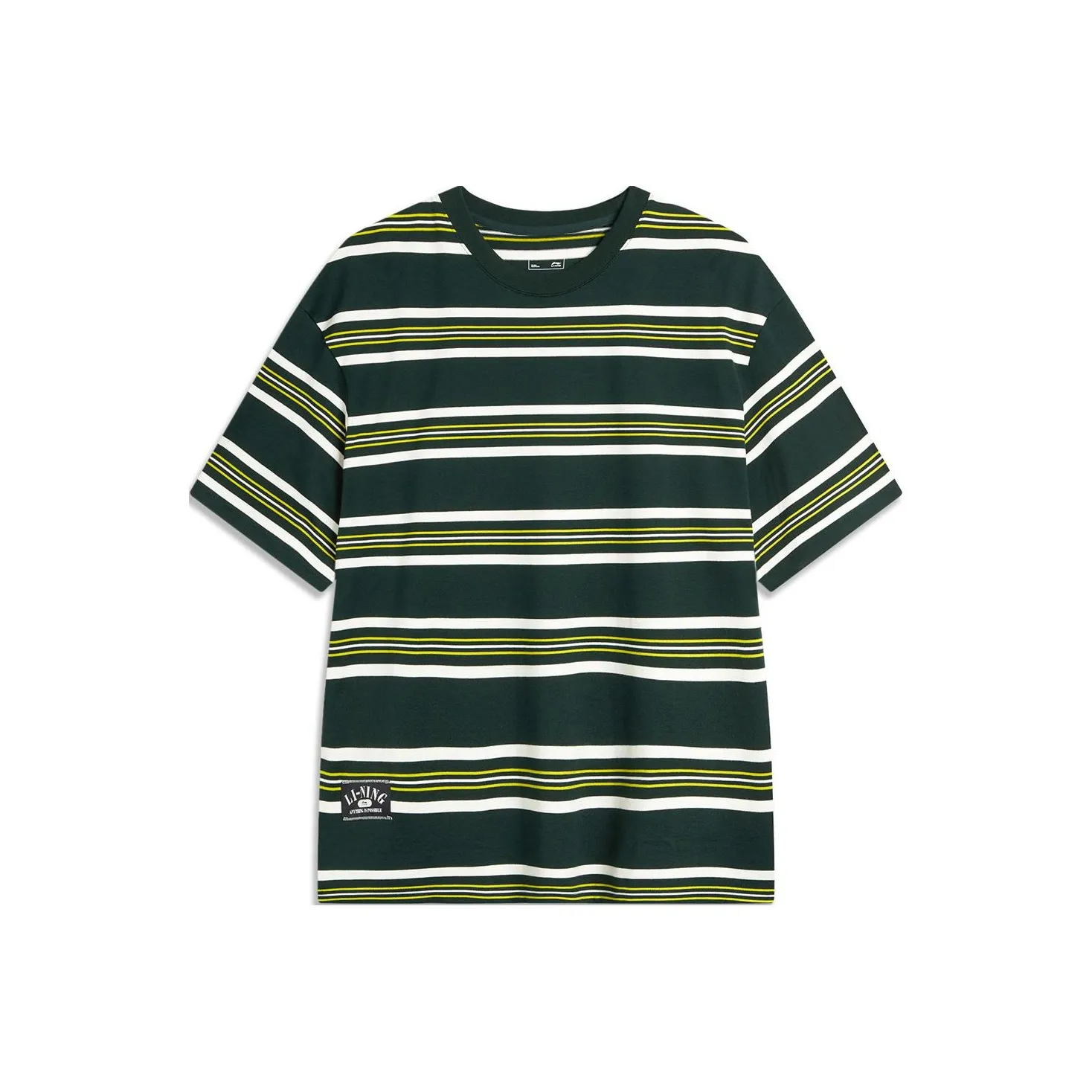 LINING Weekend youth T-Shirt Унисекс Винтажный зеленый