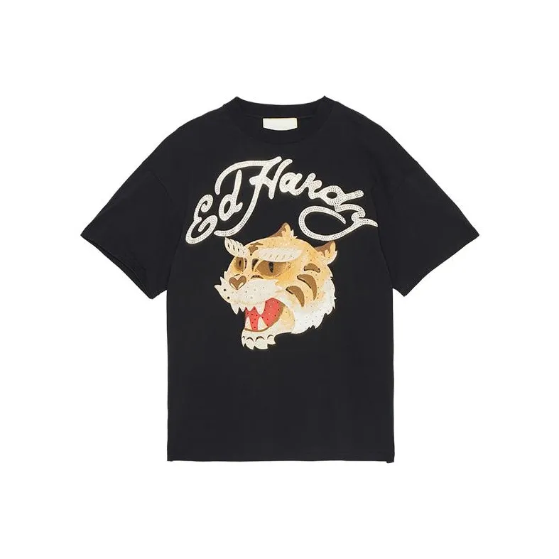 Ed Hardy FW23 T Shirt Men's Black