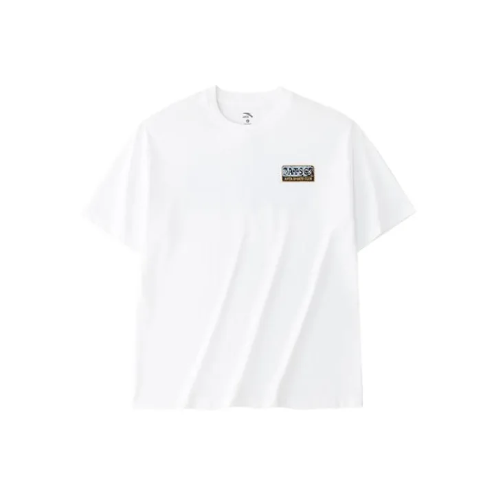 ANTA Life Collection Sports Life Collection T-Shirt Мужская Снежно-Белая