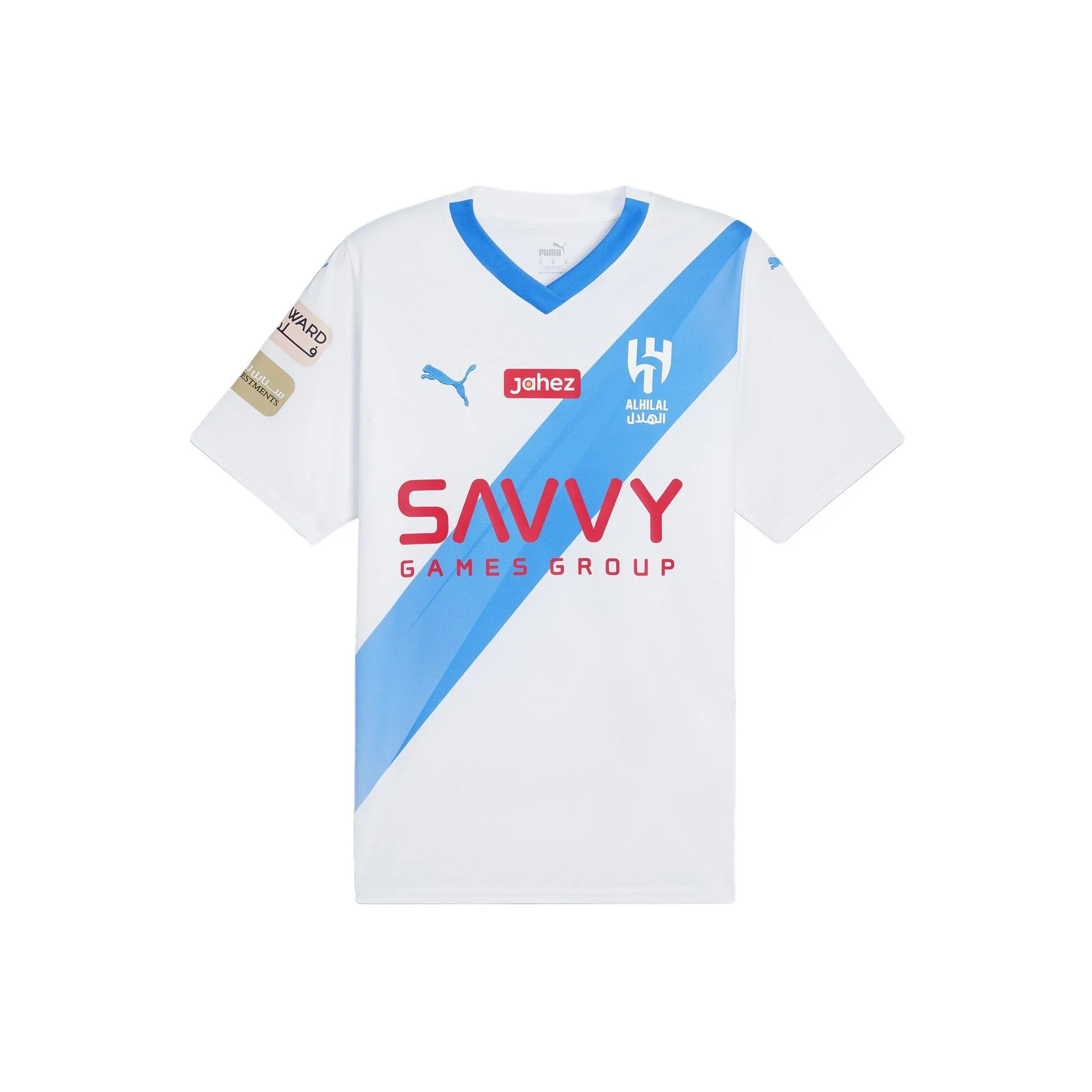 PUMA Al Hilal SFC Neymar Jr. T Shirt Men's White Blue