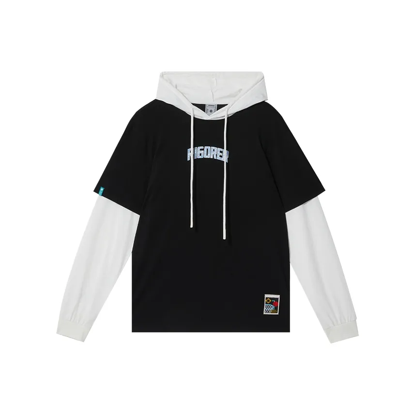 RIGORER Длинный рукав Т-рубашка Унисекс