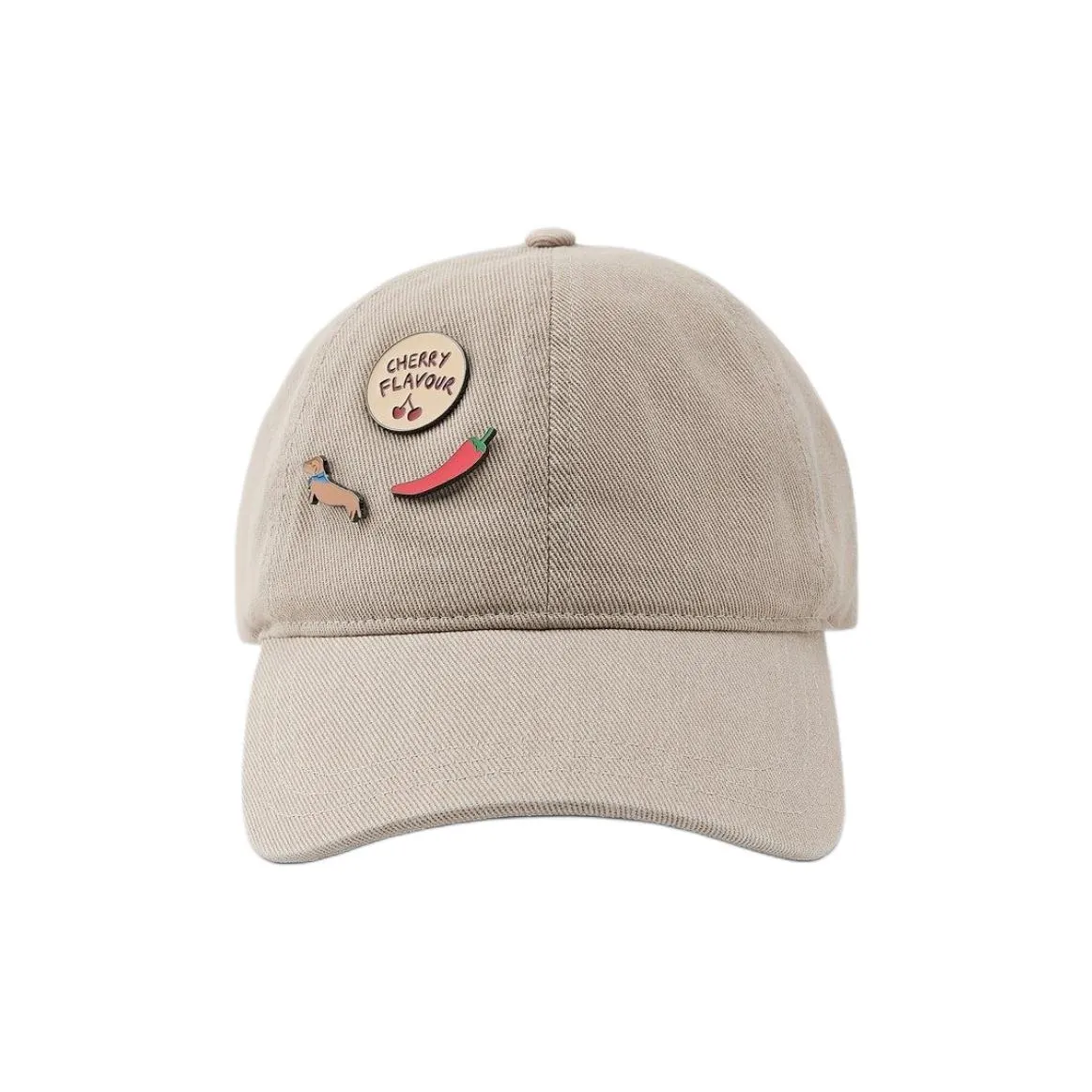 ZARA Cotton Baseball Caps Women's Beige