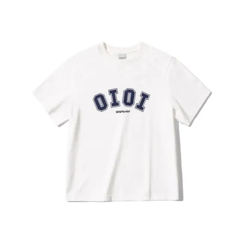 OIOICOLLECTION Белая унисекс футболка