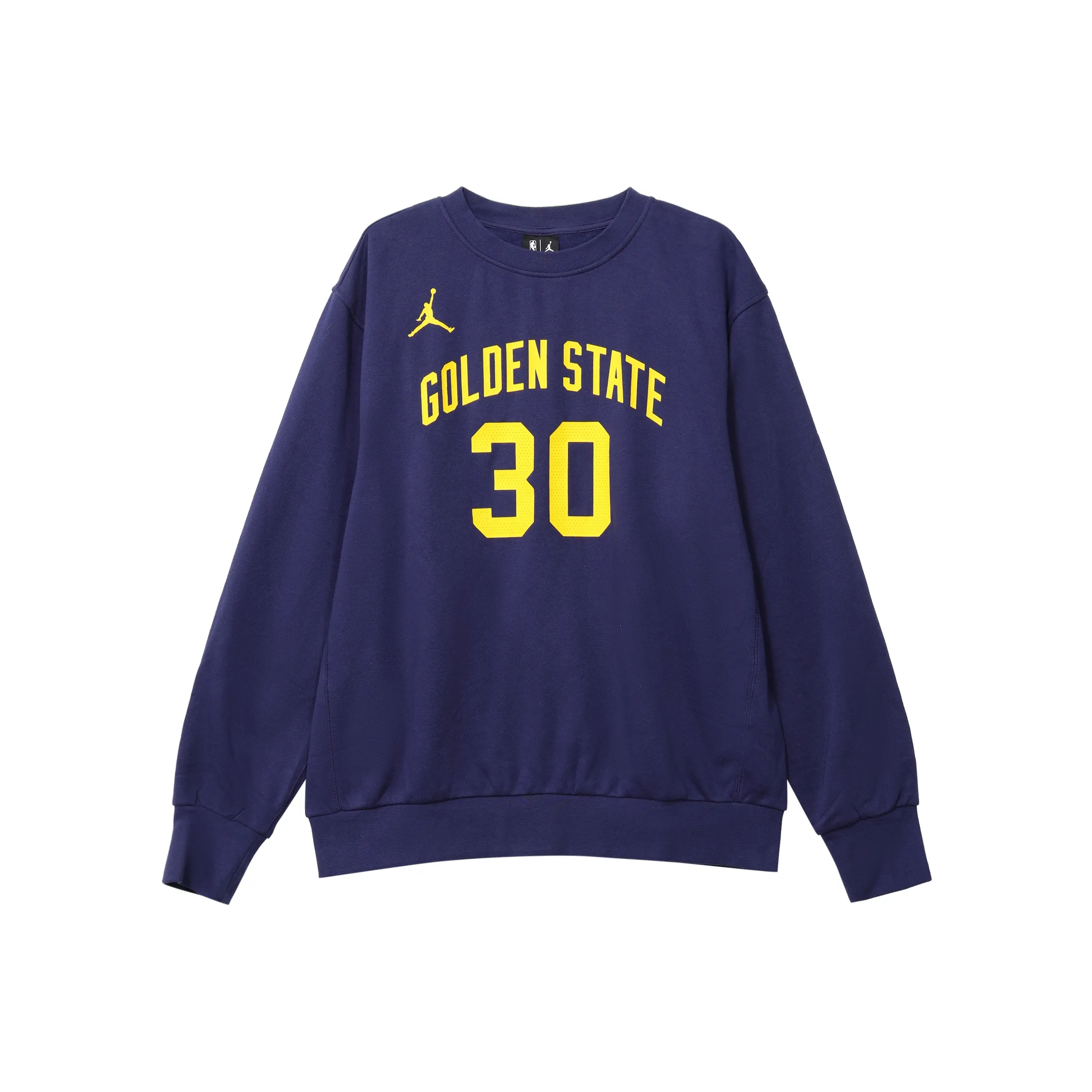 Jordan Nba Golden State Warriors Stephen Curry Fleece Loose Fit Sweatshirt