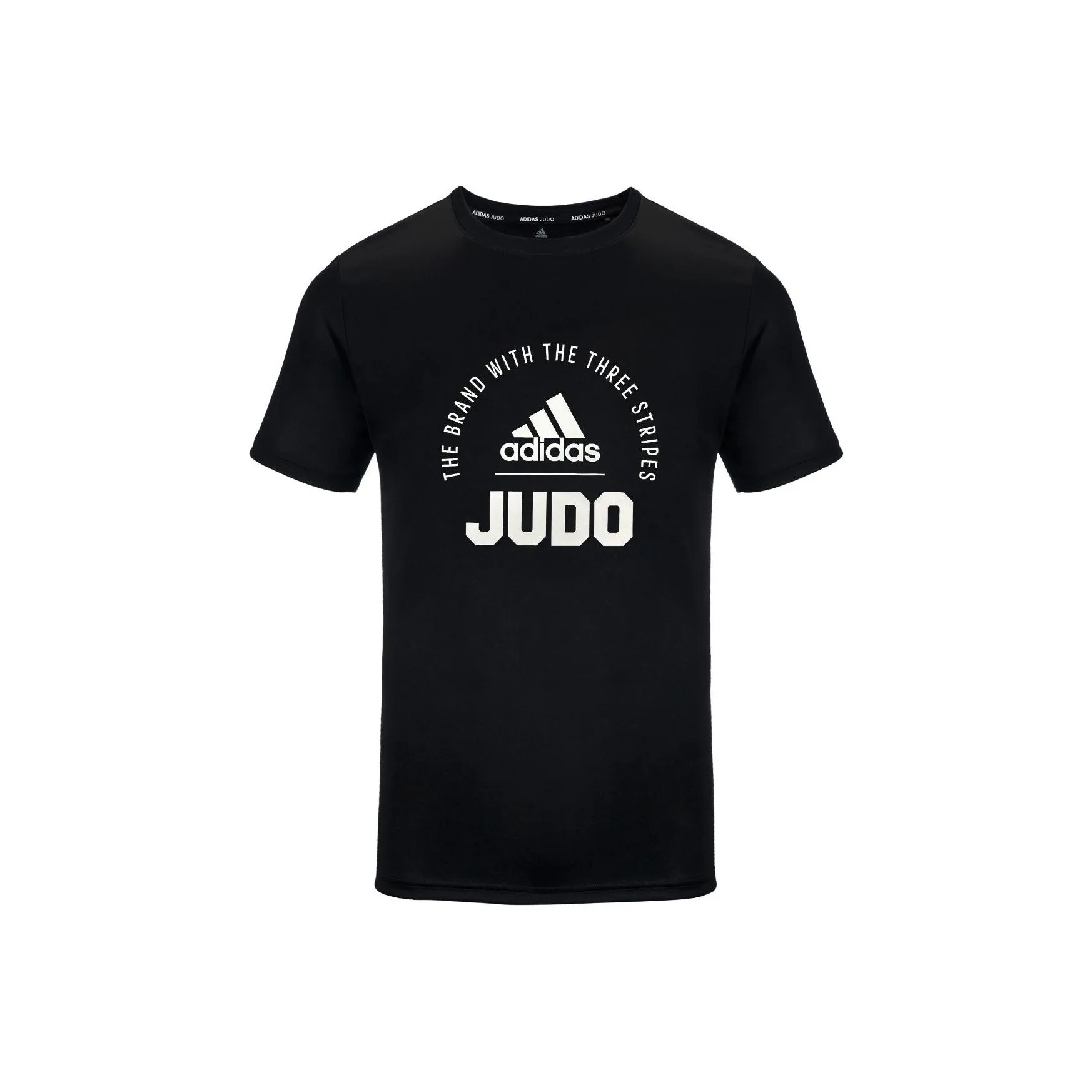 Adidas T-Shirt Мужская Черный Белый