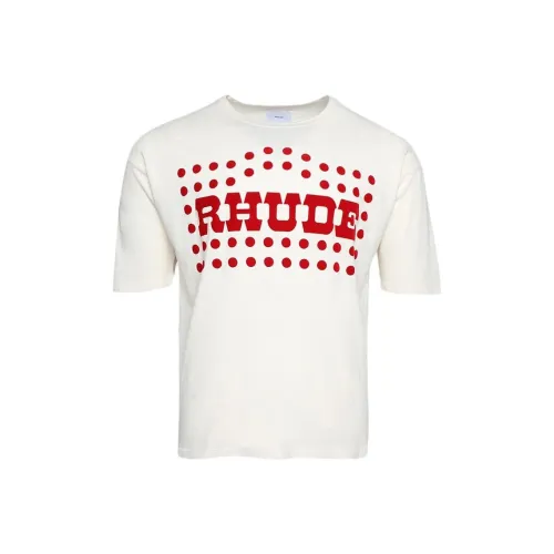 Rhude Белый Мужские Рубашки