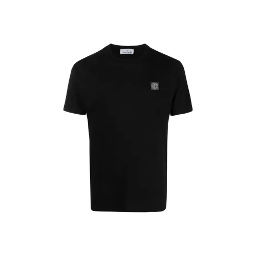 STONE ISLAND Черная Мужская Рубашка