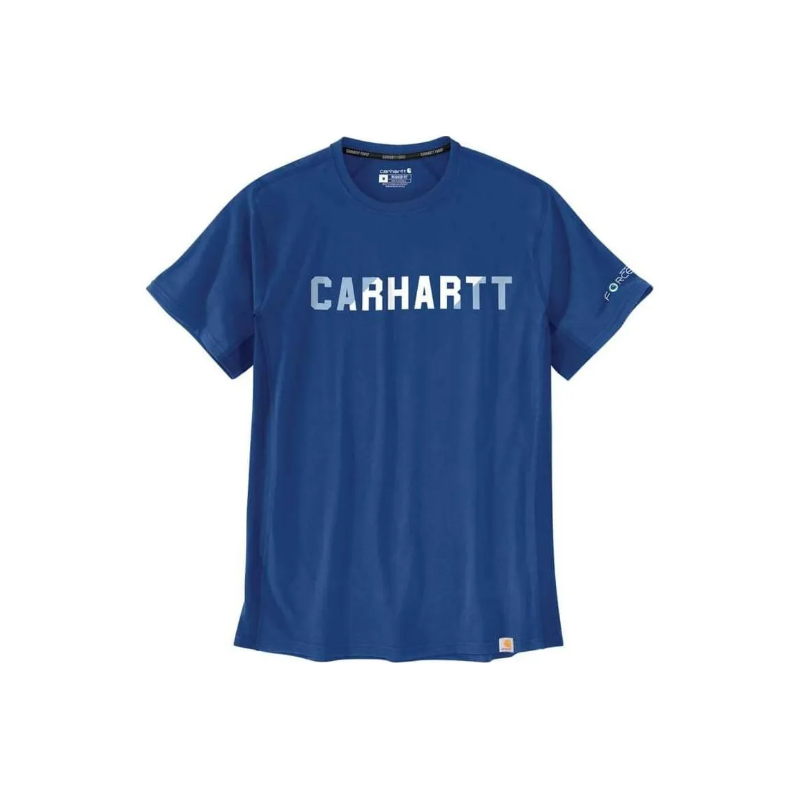 Carhartt 105203 CARHARTT FORCE Collection T Shirt Relaxed Fit Men's Glass Blue