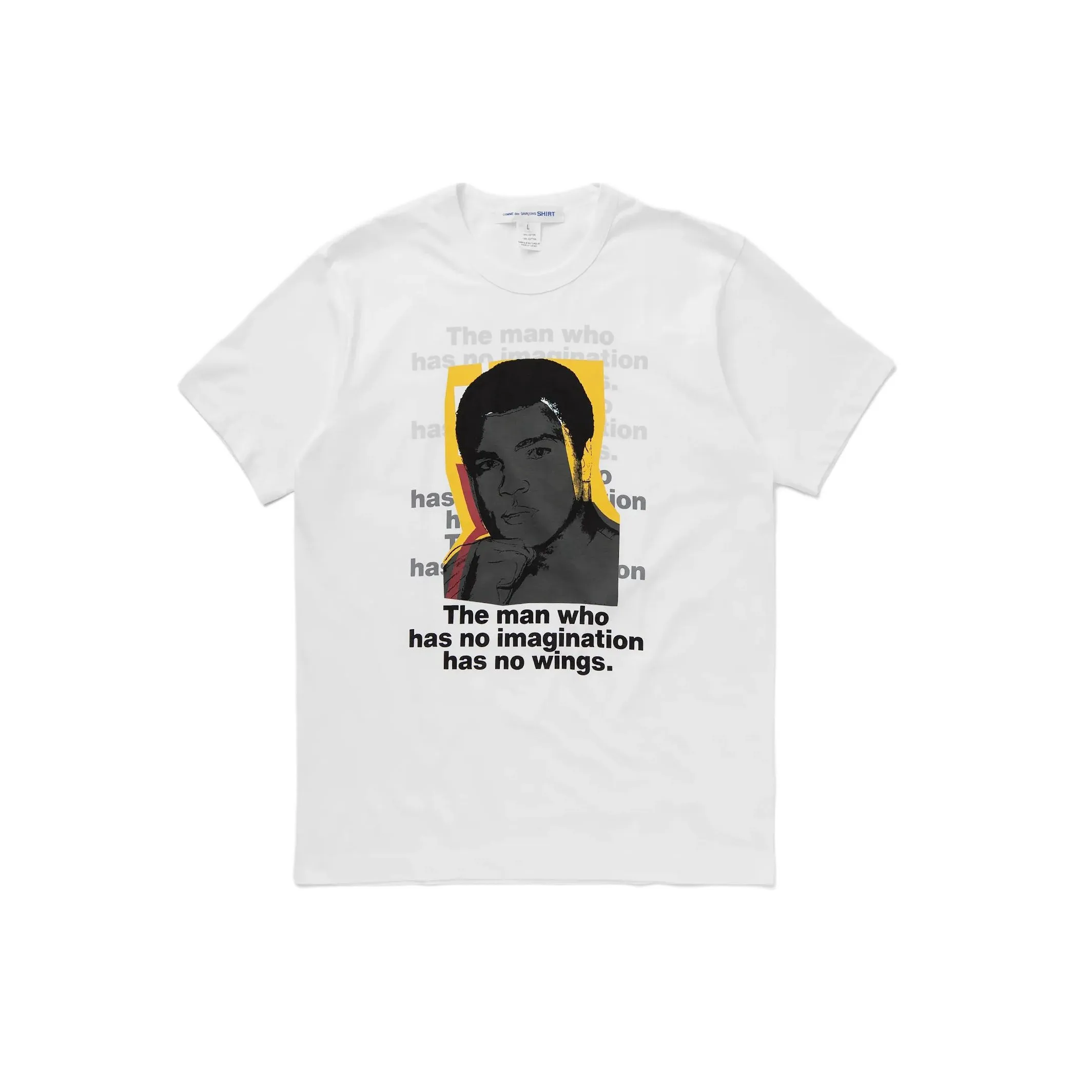 COMME DES GARCONS SHIRT Graphic Printed Crewneck T Shirt