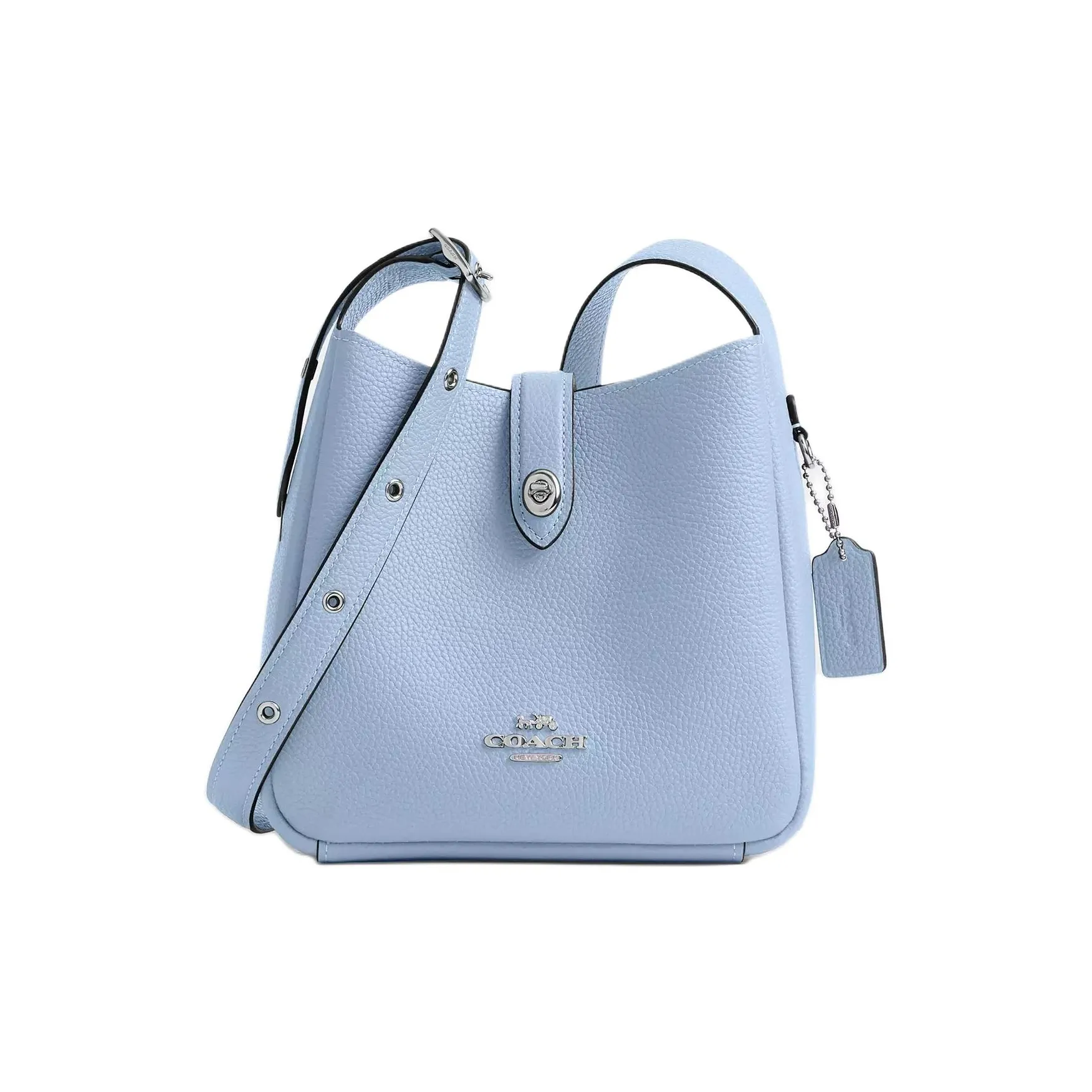 COACH Leather Crossbody Bag Mini Women's Blue