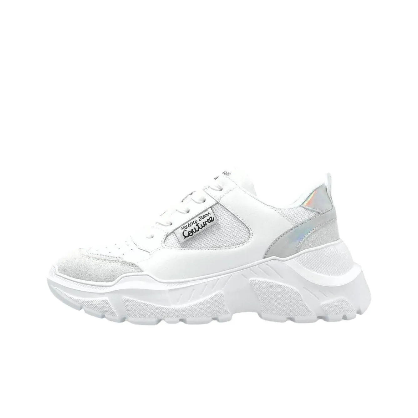 VERSACE JEANS COUTURE Низкий топ Повседневная обувь Женская Белая