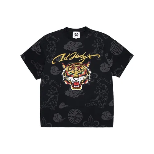 ED HARDY X Черная унисекс футболка