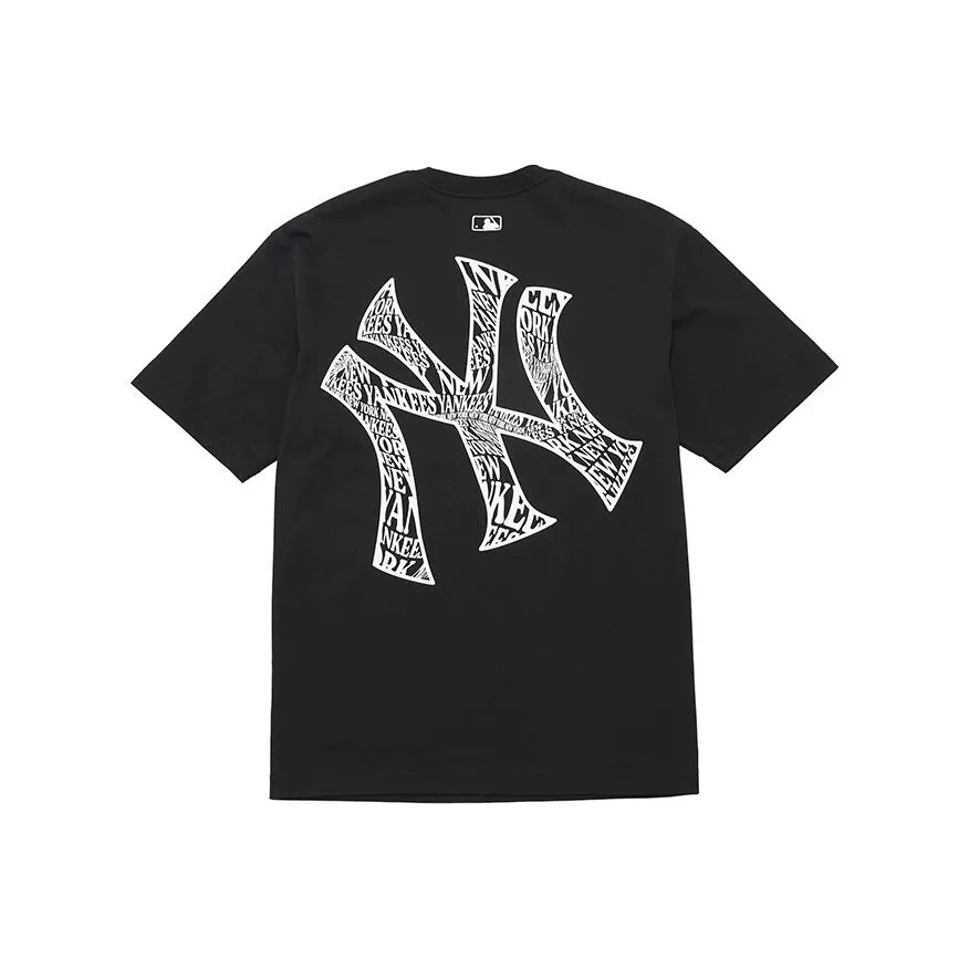 MLB Base Logo T Shirts Unisex Black