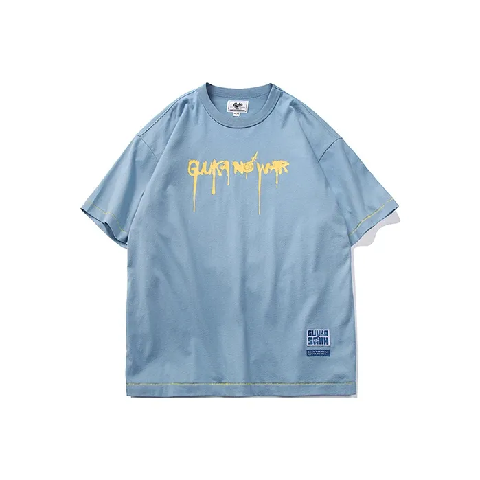 Guuka x SANK TOYS Short Sleeved T Shirts Unisex Blue