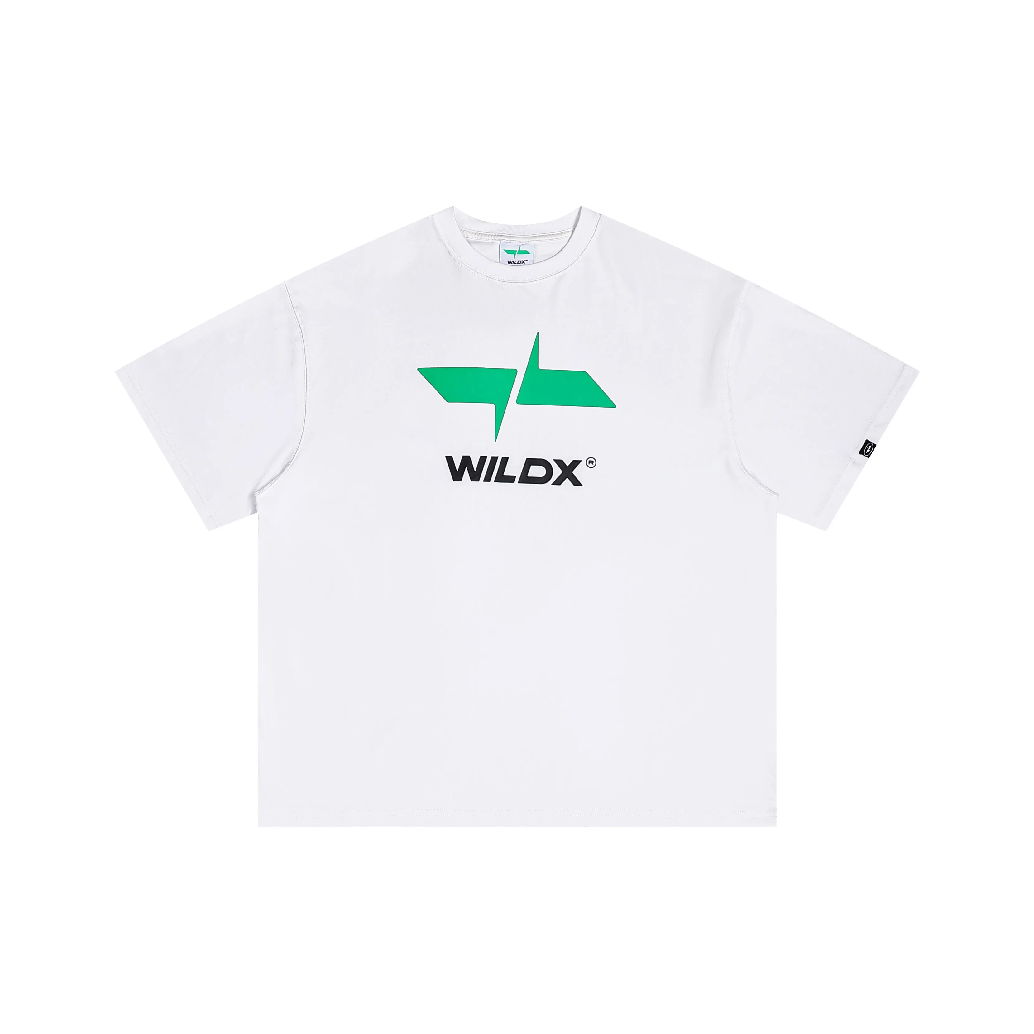 WILDX Лето Basic Logo Короткий рукав T-рубашки Унисекс